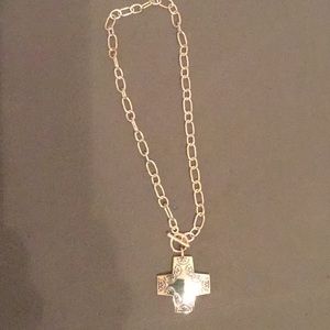 Silpada cross necklace